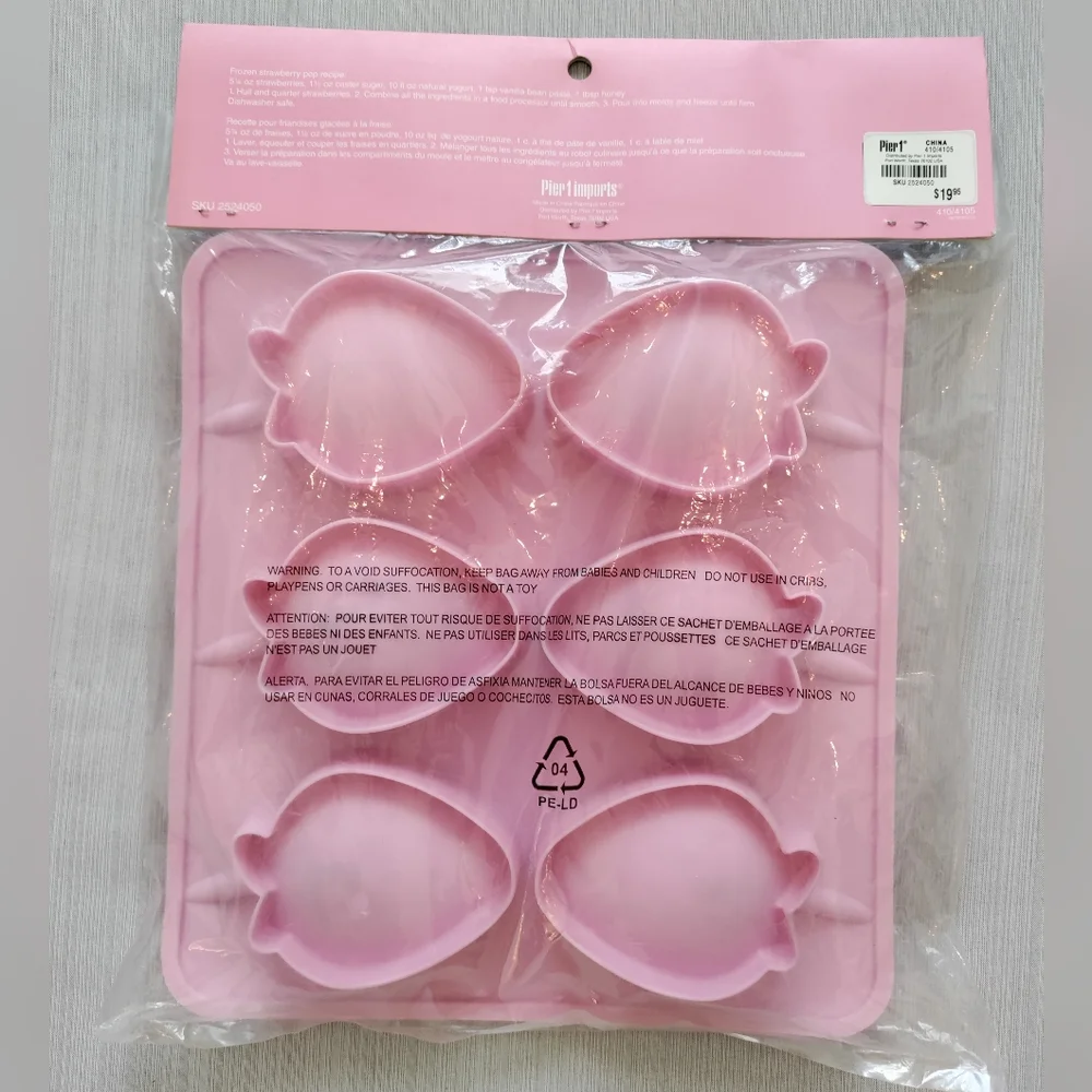 PIER 1 IMPORTS silicone strawberry molds